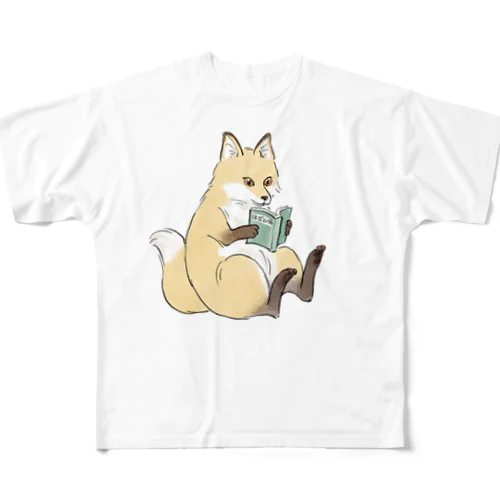 YAMAKOWAグッズ（きつね） フルグラフィックTシャツ