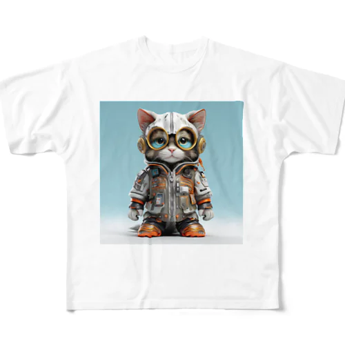 猫 All-Over Print T-Shirt