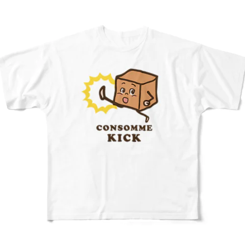 コンソメキック C0NSOMME KICK フルグラフィックTシャツ