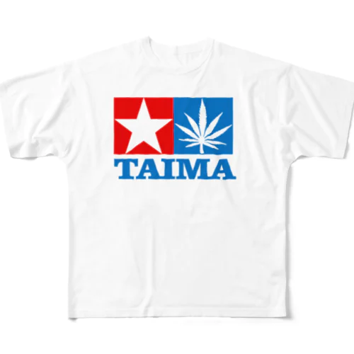 TAIMA 大麻 大麻草 マリファナ cannabis marijuana All-Over Print T-Shirt