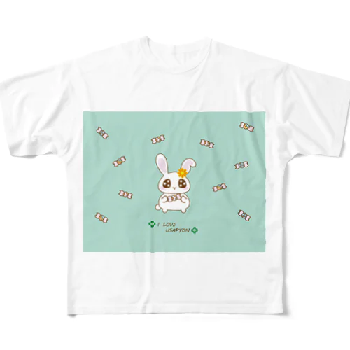 うさぴょんキャンディ フルグラフィックTシャツ