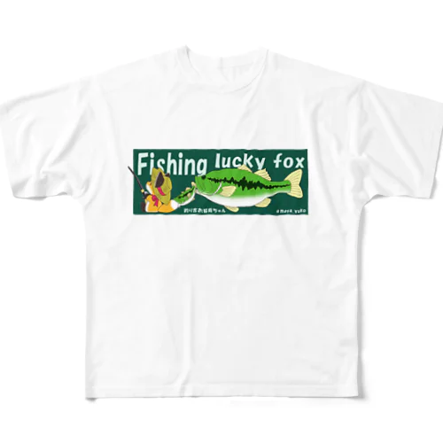 『釣り吉お稲荷ちゃん🎣🦊』B フルグラフィックTシャツ