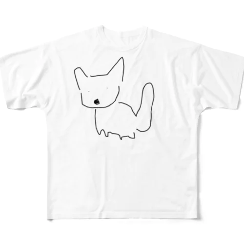 柴犬(筋肉ムキムキ) フルグラフィックTシャツ