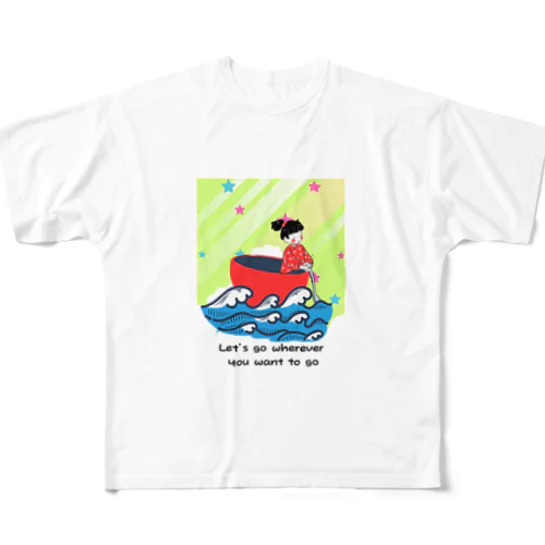 子どもには旅を All-Over Print T-Shirt