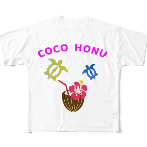 COCO HONUオリジナルTシャツ フルグラフィックTシャツ
