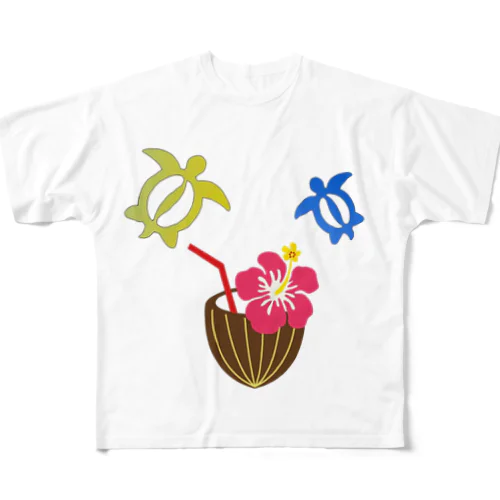 COCO HONUオリジナルTシャツ フルグラフィックTシャツ