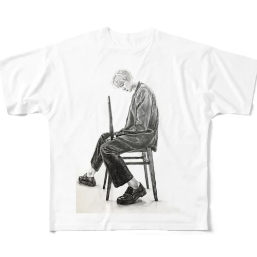 ファンアート EXO チャンヨル　Chanyeol fanart  All-Over Print T-Shirt