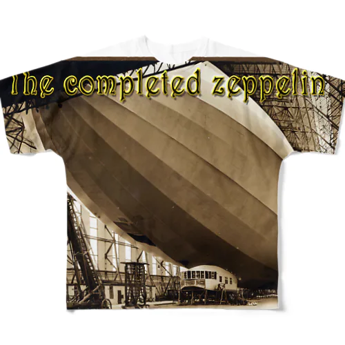 The completed zeppelin, anonymous, 1924 フルグラフィックTシャツ