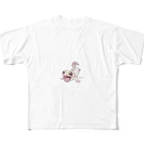 Dレオパ_ブリザード All-Over Print T-Shirt