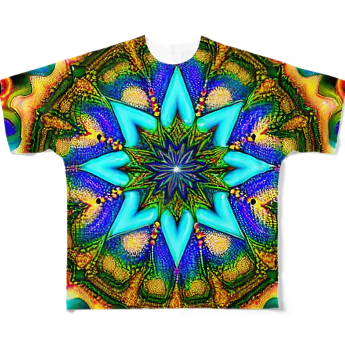 フラクタル All-Over Print T-Shirt