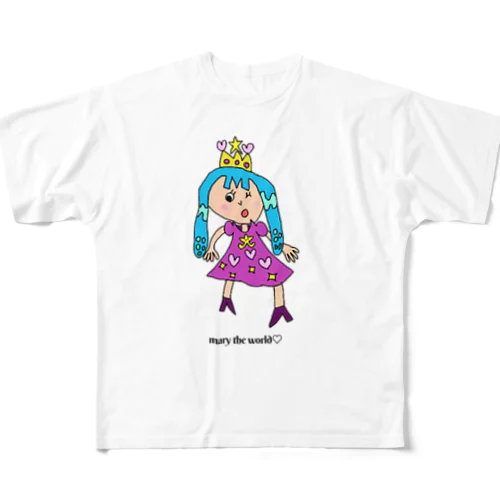 マリィ・ザ・ワールドお姫様 フルグラフィックTシャツ