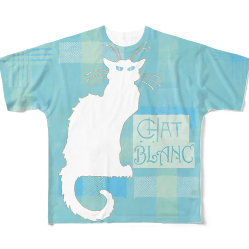 chat blancー白猫さん Ⅱ All-Over Print T-Shirt