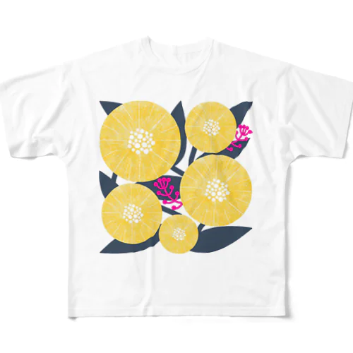 花模様２ フルグラフィックTシャツ