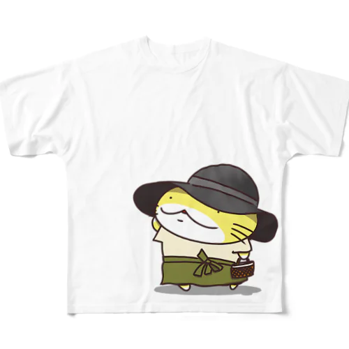 ゆたねこサマー「夏コーデ」 All-Over Print T-Shirt