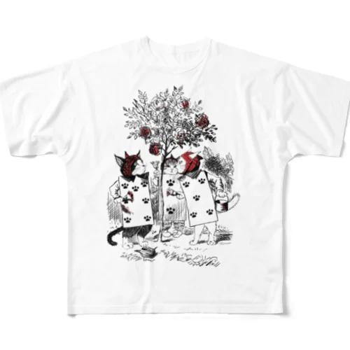 トランプ猫兵 フルグラフィックTシャツ