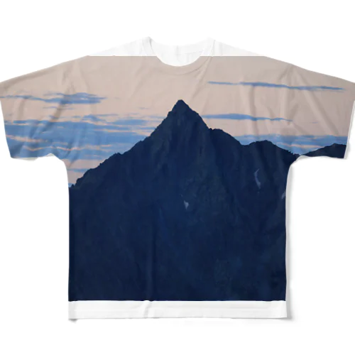 槍ヶ岳遠景 All-Over Print T-Shirt