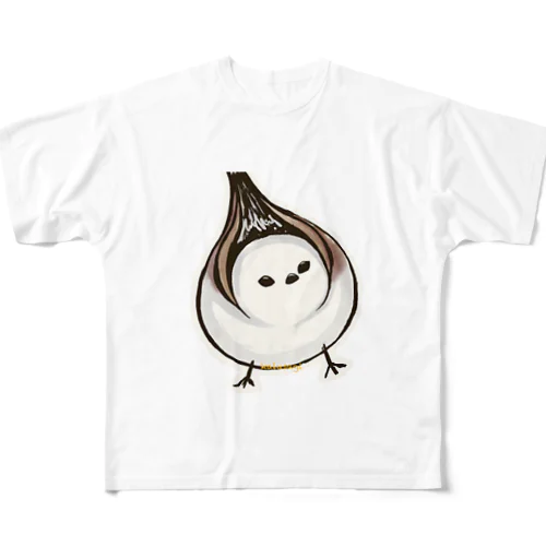 シマエナガ All-Over Print T-Shirt