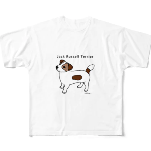 かわいいジャックラッセルテリア犬 All-Over Print T-Shirt