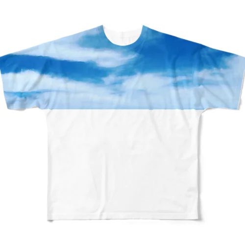 ゆるやかな空 All-Over Print T-Shirt