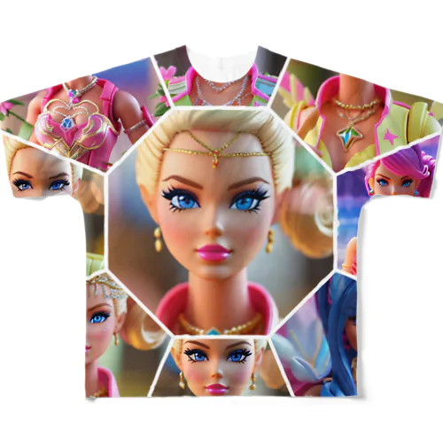 universal princess 成長の道 フルグラフィックTシャツ