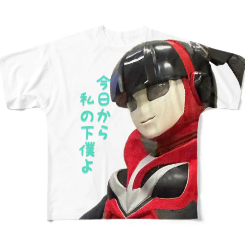 ドキアちゃん文字入れグッズ第一弾 フルグラフィックTシャツ