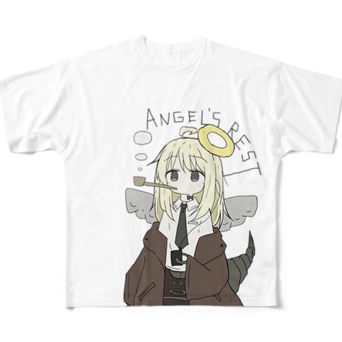 サボりロボ天使 All-Over Print T-Shirt