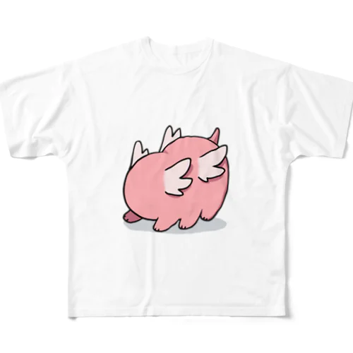 山海経のあいつ（渾沌・帝江） All-Over Print T-Shirt