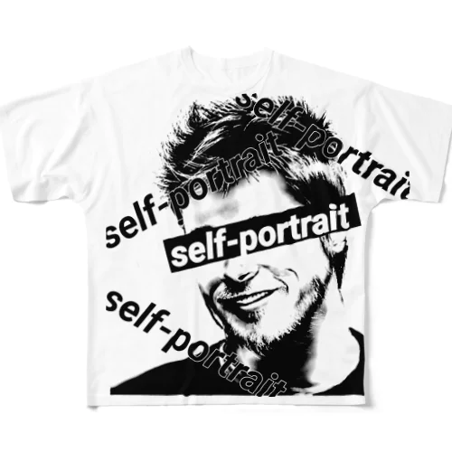 self-portrait フルグラフィックTシャツ