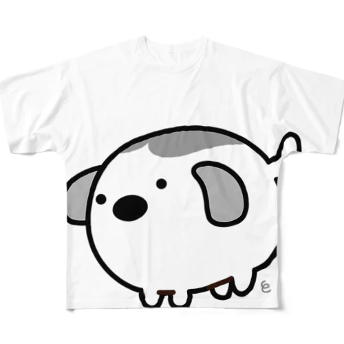 マル・モノクロ All-Over Print T-Shirt