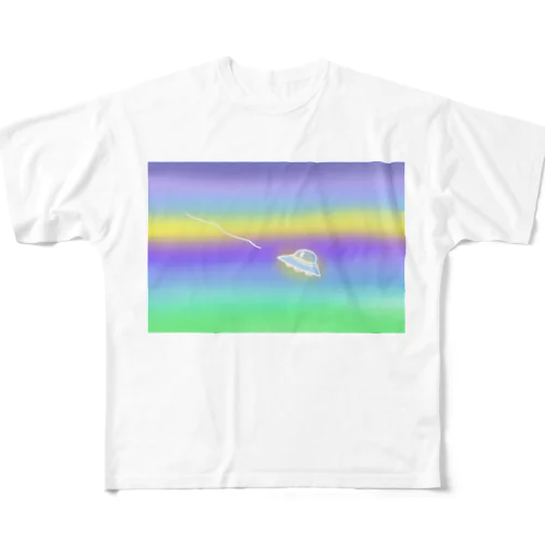 UFOめっけた！ フルグラフィックTシャツ