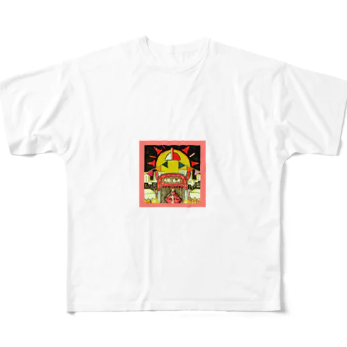 オトナの大運動会　ホットピンクver All-Over Print T-Shirt