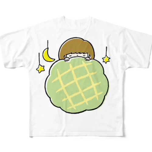 まんまるメロンパム フルグラフィックTシャツ