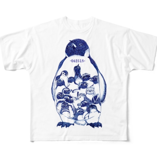 -042518-World Penguins Day All-Over Print T-Shirt