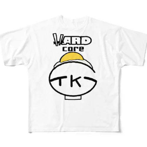 TKGハードコア 풀그래픽 티셔츠