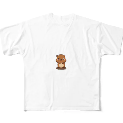 カピバラくん フルグラフィックTシャツ