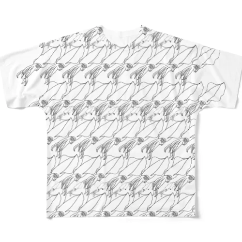 FULL SQUID All-Over Print T-Shirt