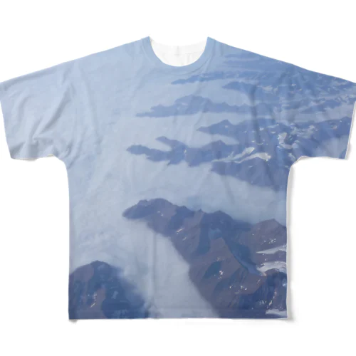 Contrail-Greenland フルグラフィックTシャツ