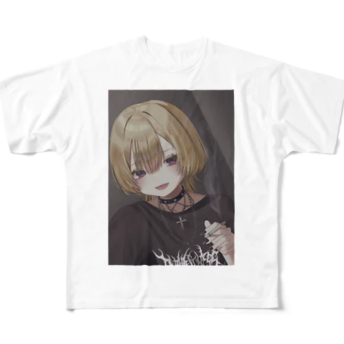 死ぬまで好きに生きる All-Over Print T-Shirt