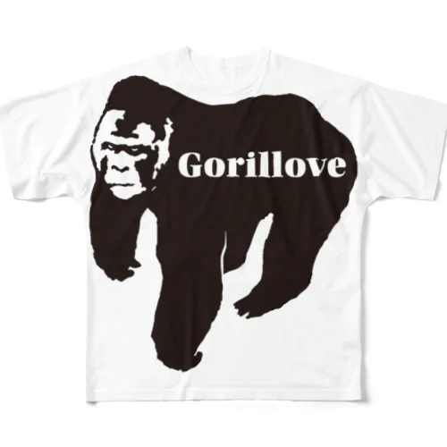 Gorillove All-Over Print T-Shirt
