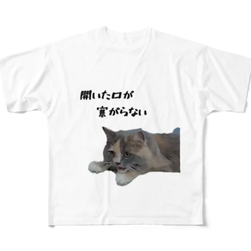 ちろねこ フルグラフィックTシャツ