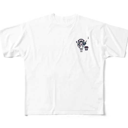 CuteCombat_nurse(ナース)_ver.002 All-Over Print T-Shirt