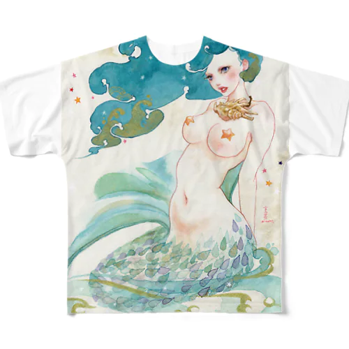 [人魚の歌 5番目の姉 ] All-Over Print T-Shirt