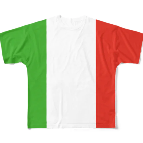 italy All-Over Print T-Shirt