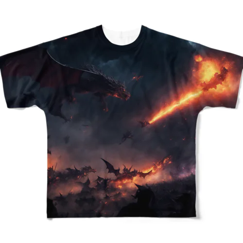 Dragon Wars フルグラフィックTシャツ