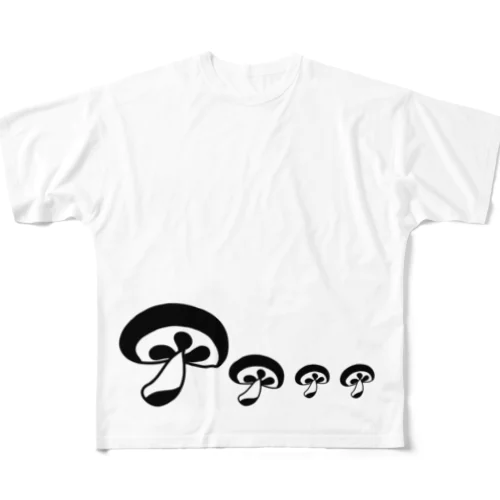 毒キノコの兄弟 All-Over Print T-Shirt