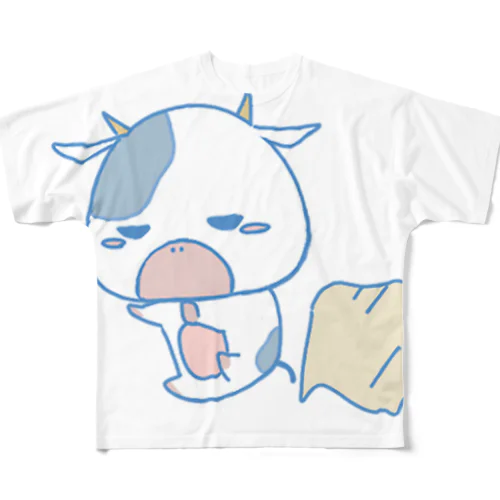 おやすみうしさん All-Over Print T-Shirt