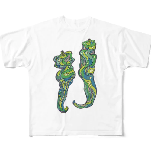 万願寺トウガラシ All-Over Print T-Shirt