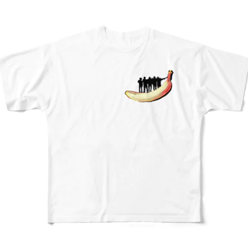 JSTバナナ All-Over Print T-Shirt