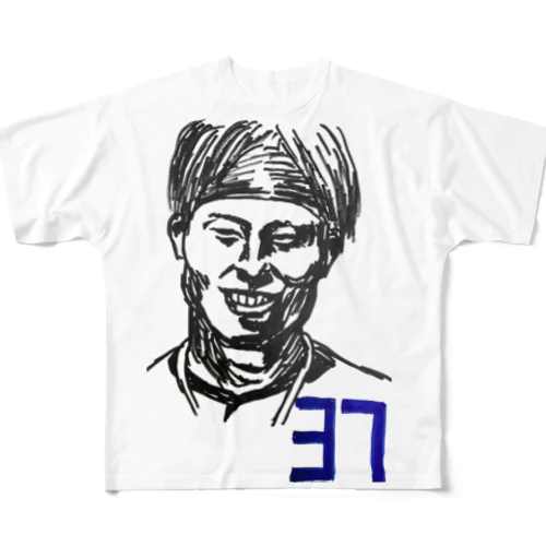 #37 江越大賀（背景なし） フルグラフィックTシャツ