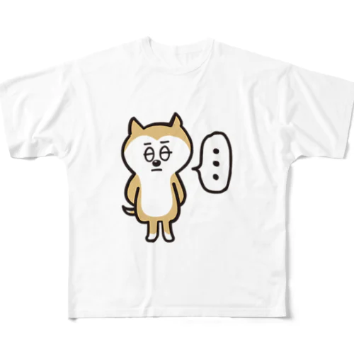 言葉がありません フルグラフィックTシャツ